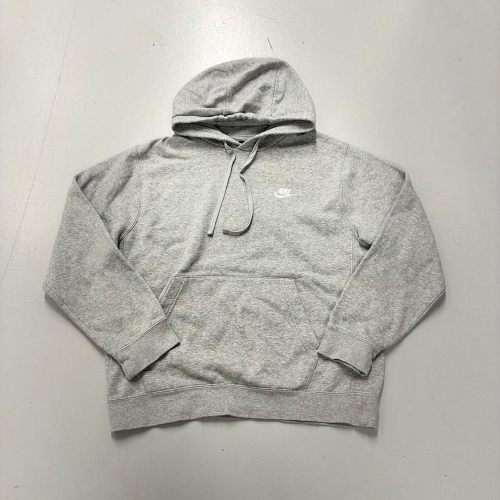 Grey Nike Sportswear Hoodie Medium
